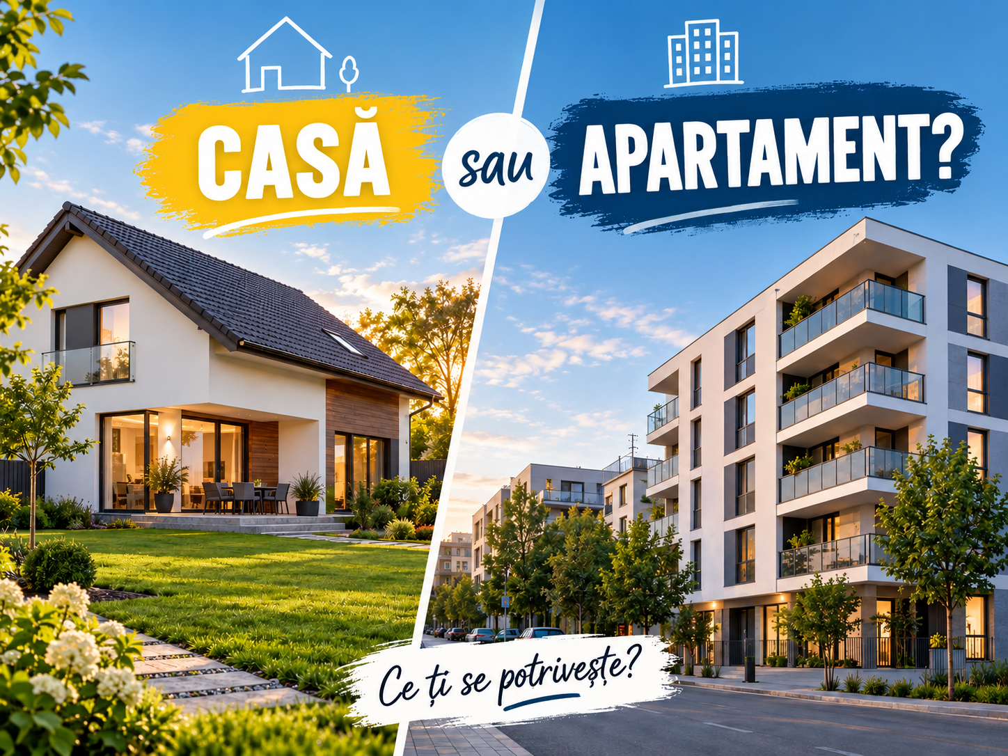 Unde este mai bine sa locuiesc &ndash; casa sau apartament?